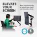 Fellowes 8043401 Platinum Series Dual Vertical Monitor Arm 28826J