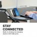 Fellowes 8081001 Lotus DX Sit-Stand Workstation - Black 28827J
