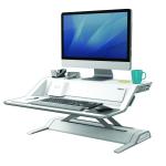 Fellowes 8081101 Lotus DX Sit-Stand Workstation - White 28828J