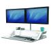 Fellowes 8081101 Lotus DX Sit-Stand Workstation - White 28828J