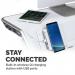 Fellowes 8081101 Lotus DX Sit-Stand Workstation - White 28828J