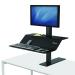 Fellowes 8080101 Lotus VE Sit-Stand Workstation - Single 28829J