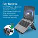 Kensington K52788WW SmartFit EasyRiser Laptop Cooling Stand - Black 28858J