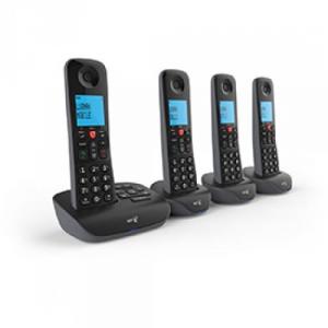 Image of BT Essential Quad Dect Call Blocker Telephone with Answer Machine