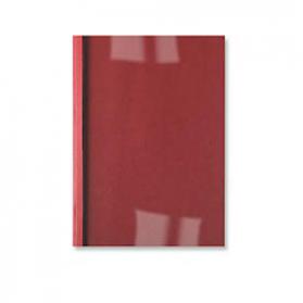 GBC IB451218 Leathergrain A4 Thermal Binding Covers Red Pack of 100 28982J