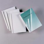 GBC IB370083 A4 Clear White Standard Thermal Binding Covers 15mm Pack of 50 29011J
