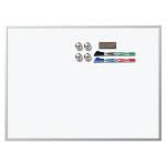 Rexel 1903777 Magnetic Dry Erase Whiteboard Aluminium Frame 430 x 585mm 29065J