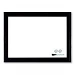 Nobo 1903785 Magnetic Dry Erase Whiteboard Black plastic Frame 430 x 585mm 29066J