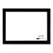 Nobo 1903785 Magnetic Dry Erase Whiteboard Black plastic Frame 430 x 585mm 29066J