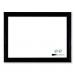 Nobo 1903785 Magnetic Dry Erase Whiteboard Black plastic Frame 430 x 585mm 29066J