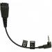 Jabra Dect cellular Bottom Cord QD to 2.5mm Jack 29090J