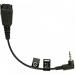 Jabra Dect cellular Bottom Cord QD to 2.5mm Jack 29090J