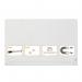 Nobo 1905192 Impression Pro Glass Magnetic Whiteboard 1260x710mm 29135J