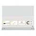 Nobo 1905265 Diamond Glass Magnetic Desktop Board 29137J