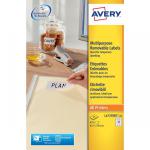 Avery L4737REV-25 Multipurpose Removable Labels 25 sheets - 27 Labels per Sheet 29155J