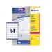 Avery L7163-40 Address Labels 40 sheets - 14 Labels per Sheet 29157J