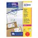 Avery L7166-100 Parcel Labels 100 sheets - 6 Labels per Sheet 29170J