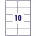 Avery L7173-100 Address Labels 100 sheets - 10 Labels per Sheet 29174J