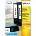 Avery L7171-100 Filing Labels 100 sheets - 4 Labels per Sheet 29175J