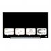 Nobo 1905179 Black Impression Pro Glass Magnetic Whiteboard 680x380mm 29182J