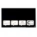 Nobo 1905180 Black Impression Pro Glass Magnetic Whiteboard 1000x560mm 29183J