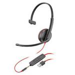 Poly Blackwire C3215 USB-A Monaural Headset 29328J