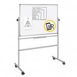 Bi-Office Mobile Lacquered Steel Revolving Board 1200 x 1200mm 29329J