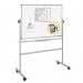 Bi-Office Mobile Lacquered Steel Revolving Board 1200 x 1200mm 29329J