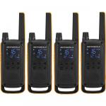 Motorola TLKR T82 Extreme Walkie Talkie QUAD Pack 29363J