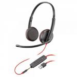 Poly Blackwire C3225 USB-A Stereo Headset NC 29412J