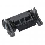 This image shows a Brother SP2001C separation pad for Brother Scanners. The pad is small and rectangular, with a smooth surface. It has a light and dark grey color and is made of rubber or similar material. The pad has a thin border around it and may have some visible wear or scratches from use.
