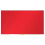 Nobo 1905310 32 Inch Widescreen Red Felt Noticeboard 29822J
