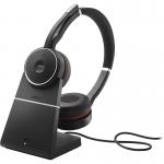 Jabra Evolve 75 MS Bluetooth wireless Stereo headset with Stand 29973J