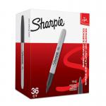 Sharpie 2025040 Fine Black Permanent Pens Box of 36 30116J