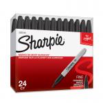 Sharpie 2077128 Fine Black Permanent Pens Box of 24 30117J