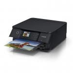 This photo features the sleek and modern design of the Epson Multifunction Inkjet Printer, specifically the Exp Premium XP-6100 model. The printer is an A4 size and features vibrant color printing capabilities, making it a versatile and stylish addition to any office space.