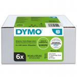 Dymo 99014 6 Rolls LW Shipping Labels 54 x 101mm 30354J
