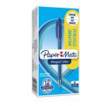 Paper Mate S0190153 Flexgrip Ultra Capped Ball Pen 1mm Blue Ink Box of 12 30375J