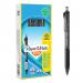 The photo shows a sleek box filled with black ballpoint pens from Newell Brands Paper Mate Inkjoy 300 line. Each pen features a retractable medium tip and vibrant colored accents. The smooth, ergonomic design promises effortless writing, making these pens perfect for any task.