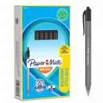 Paper Mate S0957030 Inkjoy 100 Retractable Medium Tip Black Box of 20 30391J