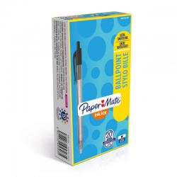 Paper Mate S0957030 Inkjoy 100 Retractable Medium Tip Black Box of 20 30391J