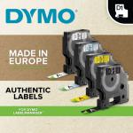 Dymo 45803 D1 19mm x 7m Black on White Tape 10 Pack 30400J