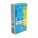 Paper Mate S0957040 Inkjoy 100 Retractable Pen 1mm Medium Tip Blue Box of 20 30404J