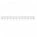 GBC 9741041 White 25 x 297mm Velobind Strips S1 30720J