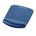 Fellowes 9287302 PlushTouch Mousepad Wrist Support Blue 30739J