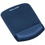 Fellowes 9287302 PlushTouch Mousepad Wrist Support Blue 30739J