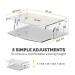 Fellowes 9731101 Clarity Adjustable Monitor Riser 30764J