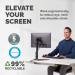 Fellowes 8049601 Seasa Freestanding Single Monitor Arm 30877J