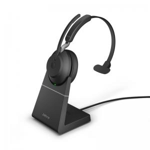 Image of Jabra Evolve2 65 USB-A UC Mono Headset with Charging Stand 30965J