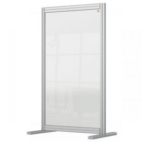 Nobo 1915493 Premium Plus Desk Divider 600x1000mm Acrylic 31127J